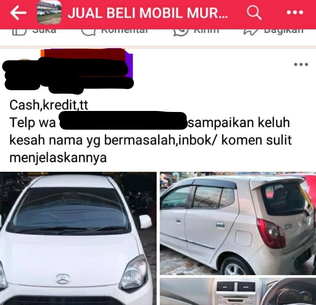 Korban Jual Beli Mobil Bekas Nissan Juke Murah di Medsos Modus Segitiga, Pasutri Ini Tertipu Rp79 Juta