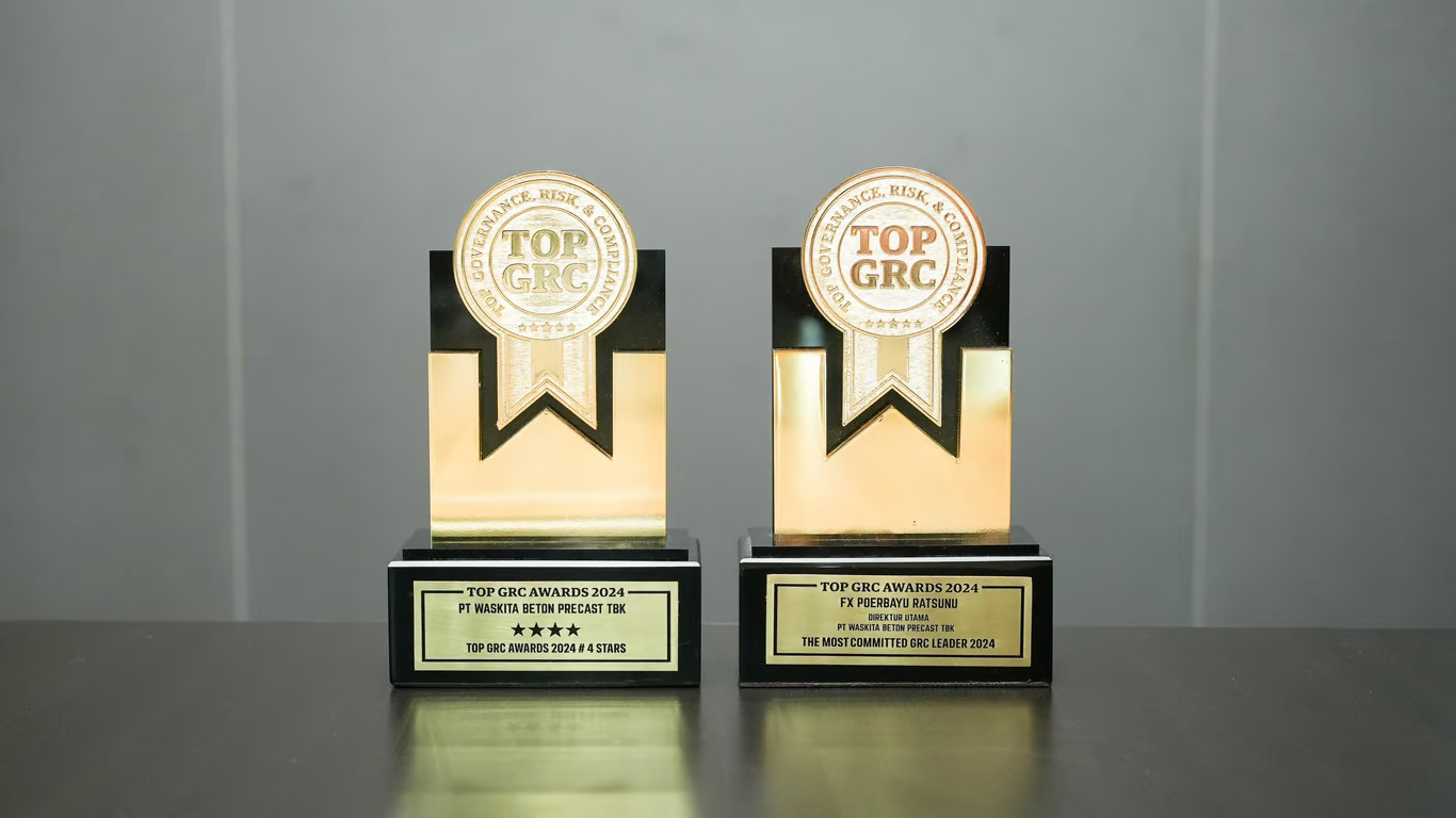 WSBP Raih 2 Penghargaan di TOP GRC Awards 2024