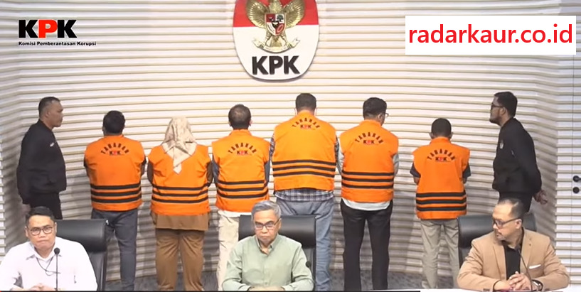 6 Orang jadi Tersangka OTT KPK Dugaan Korupsi di Dinas PUPR OKU Sumsel