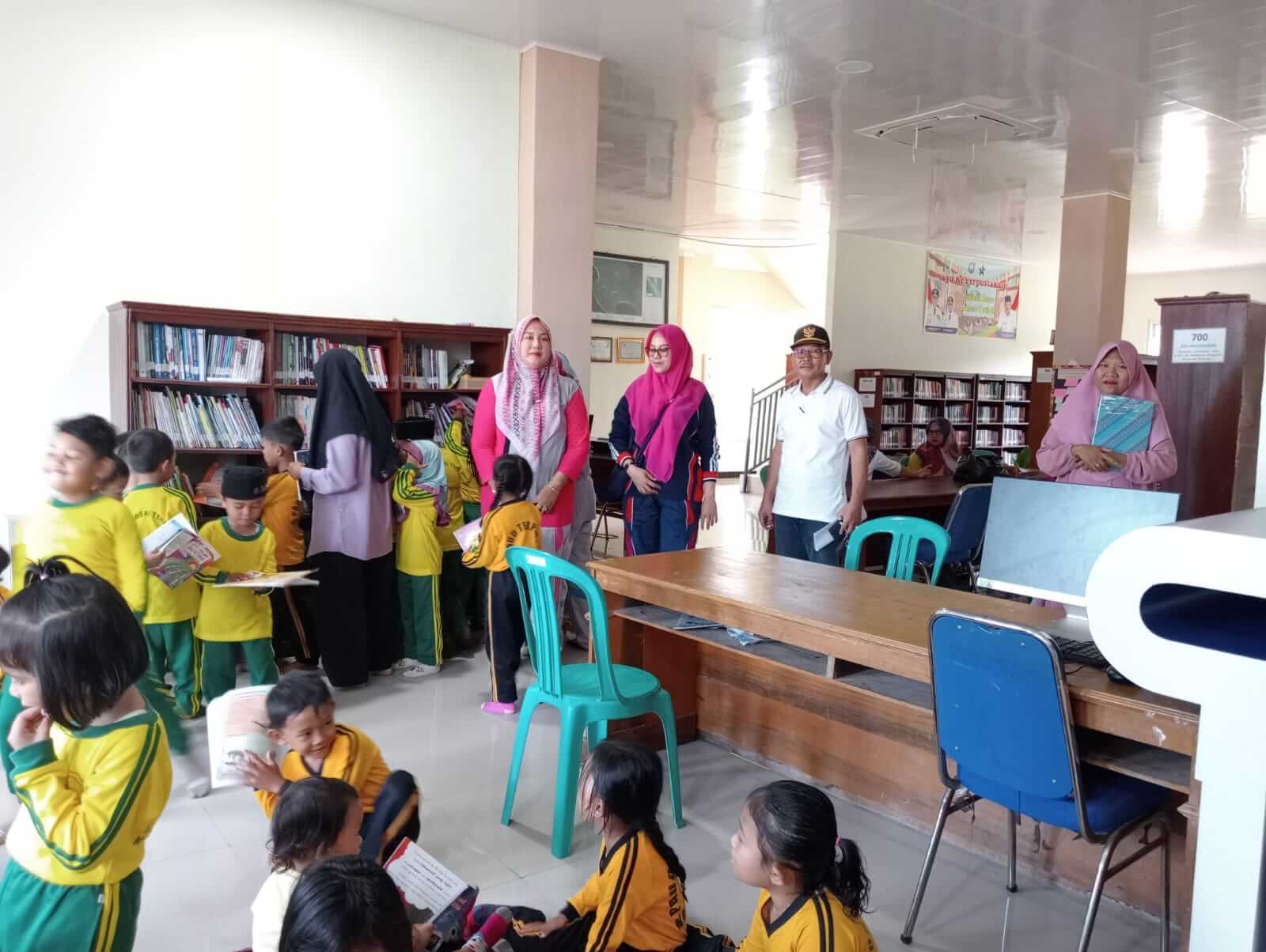 47 Anak PAUD Dikenalkan Perpustakaan