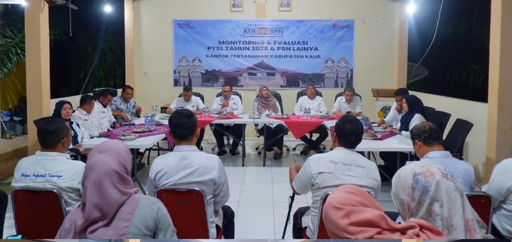 Kunjungan Kerja Kanwil BPN Bengkulu Dorong Peningkatan Pelayanan Pertanahan di Kaur