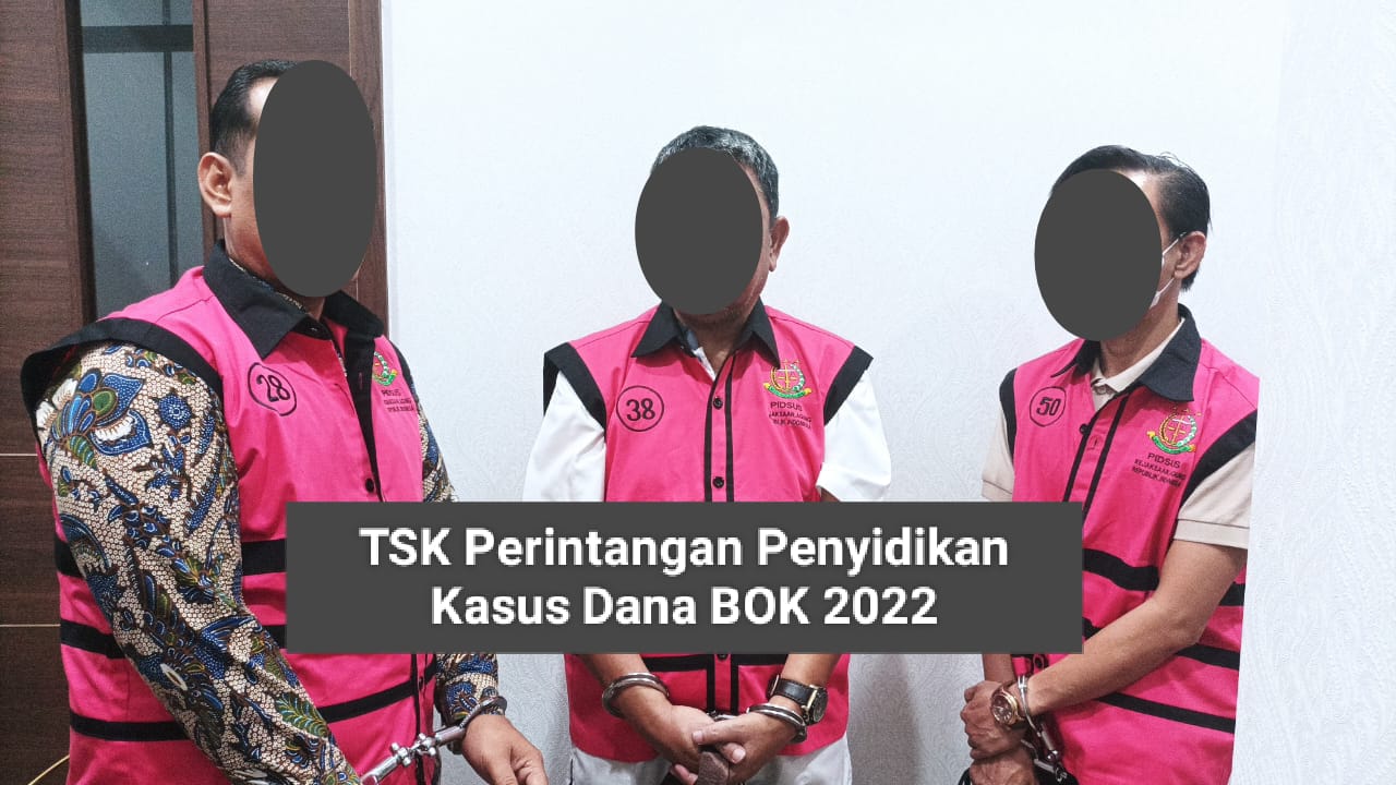 BREAKING NEWS: Ini 3 Tersangka Perintangan Penyidikan Dana BOK 2022 Kaur, Diterbangkan ke Bengkulu
