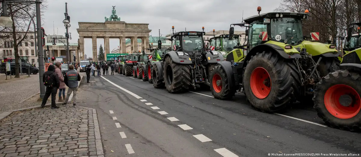 Ini Sebab Protes Massal Para Petani di Jerman, Ribuan Traktor Diparkir di Jalanan