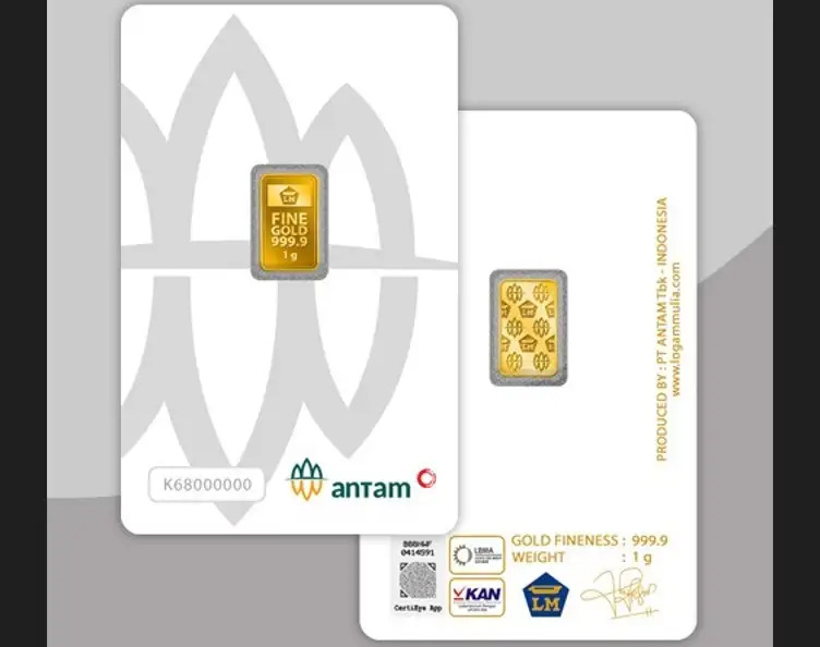 Update Harga Emas Hari Ini, Mulai dari Galeri24, Antam hingga UBS