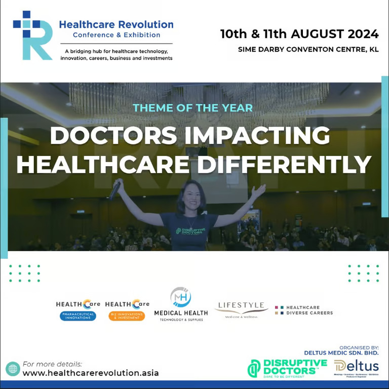 BREAKING NEWS: Disruptive Doctors® Gelar Konferensi Revolusi Kesehatan 2024, Simak Jadwalnya