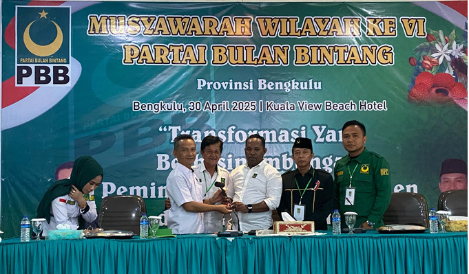 Terpilih Aklamasi, Abdul Hamid Komandoi DPW PBB Provinsi Bengkulu menuju Era Baru