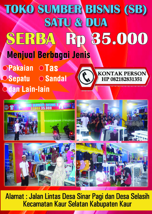 Serba Rp 35 Ribu, Murah dan Berkualitas