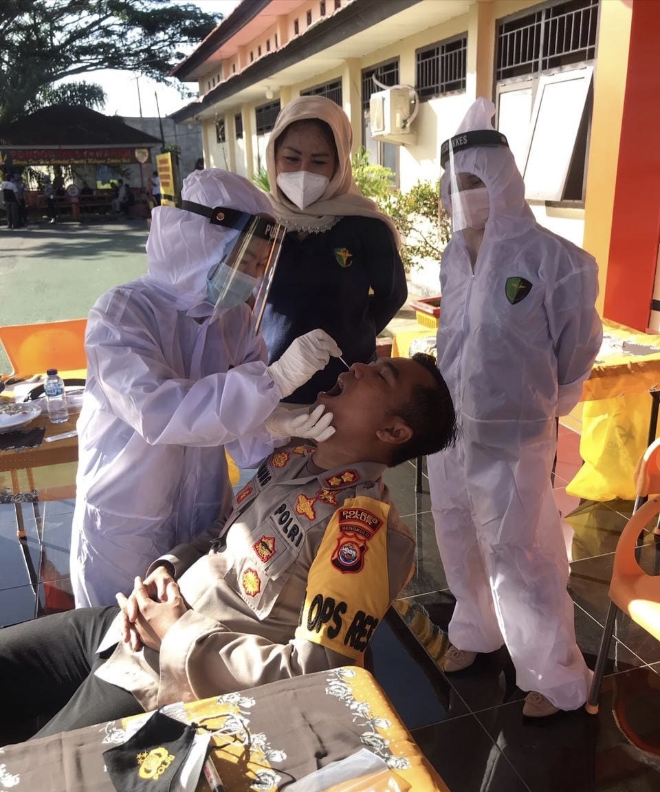 Pasca Pengamanan Pilkades, 100 Polisi Rapid Tes Antigen