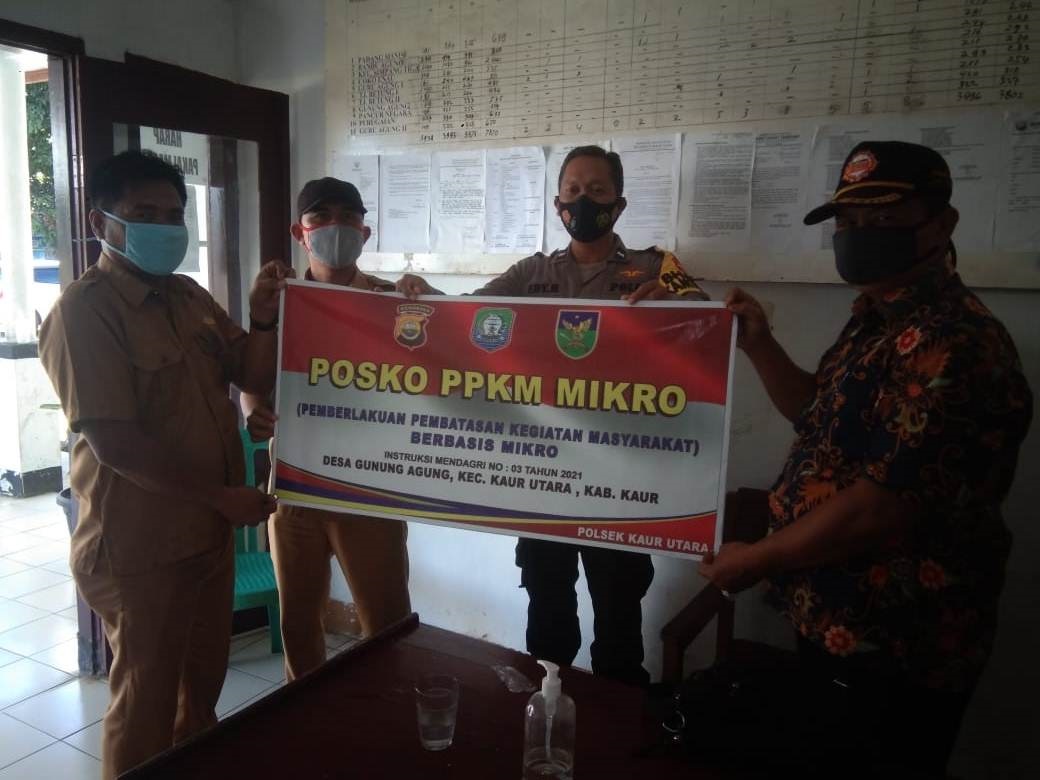 Kontrol Kegiatan Masyarakat, Bentuk Posko PPKM Mikro