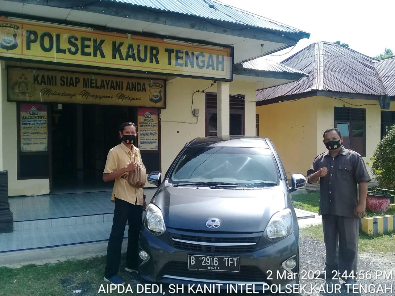 Pelaku Penggelapan Mobil Diringkus Polsek Kaur