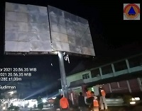 Billboard Rusak, BPBD Tancap Gas