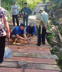 Perbaikan Swadana Jembatan Rusak