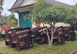 Dispertan datangkan 10 Unit Power Thresher