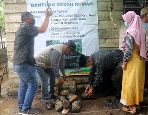 Bupati Lismidianto : Terima Kasih Baznas, Atas Program Bedah Rumah