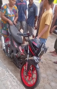 Tiga Motor Serempetan, Satu Siswa Meninggal Dunia