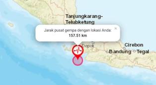 Gempa Banten Terasa Di Jakarta dan Bengkulu