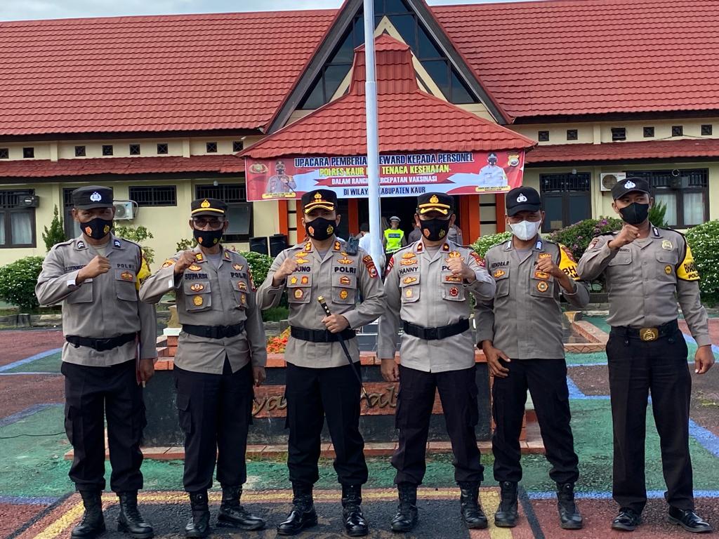 Kapolres Beri Reward Vaksinasi, Maret Target 100 Persen