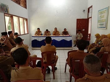 Sertijab Camat Tanjung Kemuning Dihadiri Tiga Camat