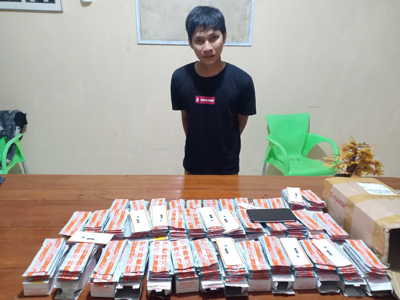 Polisi Amankan 4.000 Butir Pil Samcodin, Pengedar Disel