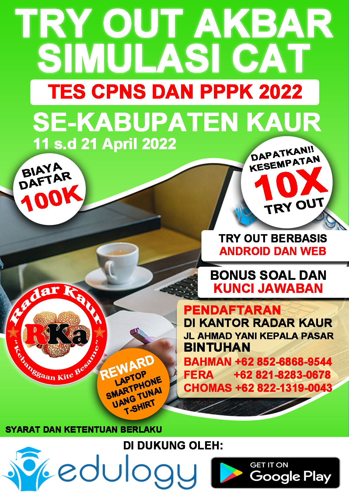 Buka TO dan Simulasi CAT CPNS - PPPK Online