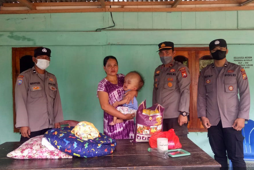 Polres Kaur Bantu Warga Pembekakan Kelenjar Kepala