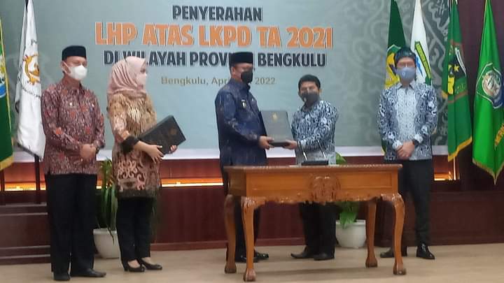 Pemda Kaur Raih Predikat WTP dari BPK RI Atas LKPD 2021