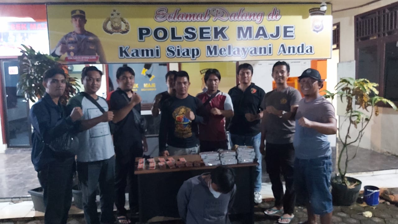 Polsek Maje Amankan 1.160 butir Samcodin dari Nelayan, Biasa Dijual Disini!!