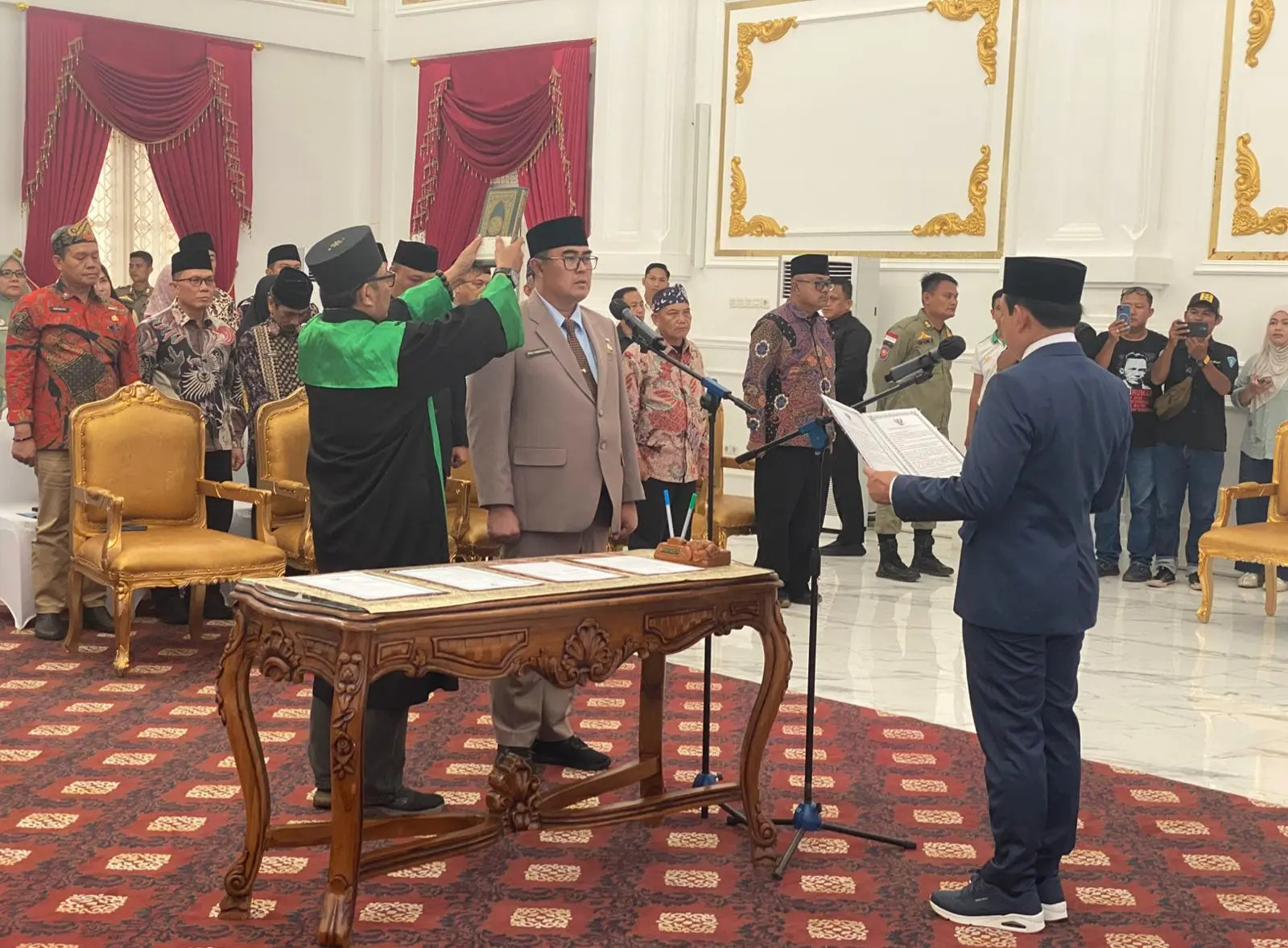 Dedy Wahyudi Lantik Penjabat Sekda Kota Bengkulu