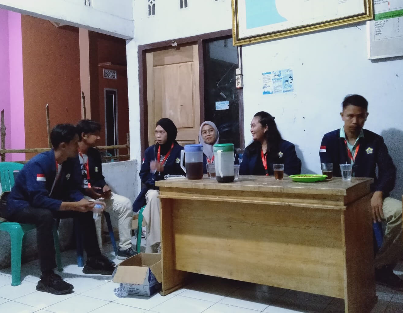 Awali KKN, 10 Mahasiswa UNIB Silaturahmi dengan Warga 