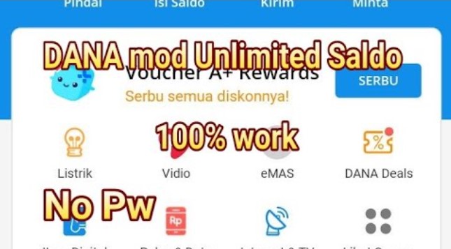 DANA Mod Apk Unlimited Saldo 2023 Full Fitur Premium