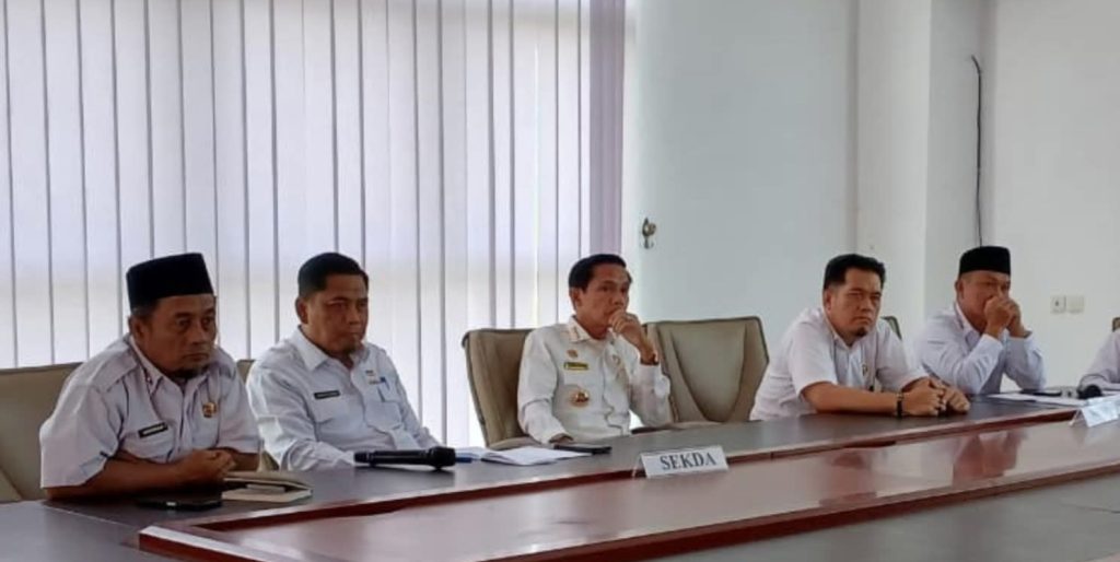 Pastikan Program Kerja Berjalan, Bupati Kaur Evaluasi Kinerja OPD di Triwulan Pertama