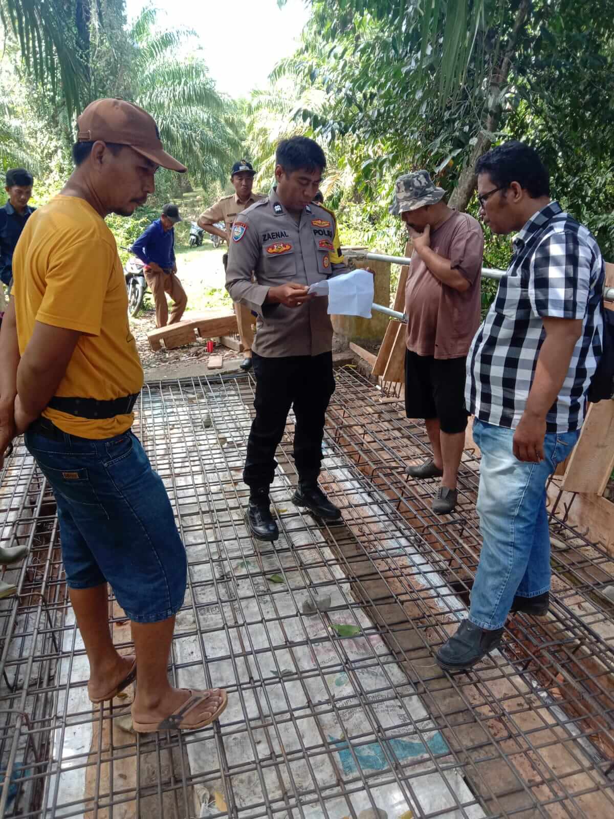 Pemdes Nusuk Rehabilitasi JSP Gunakan Dana desa 2023