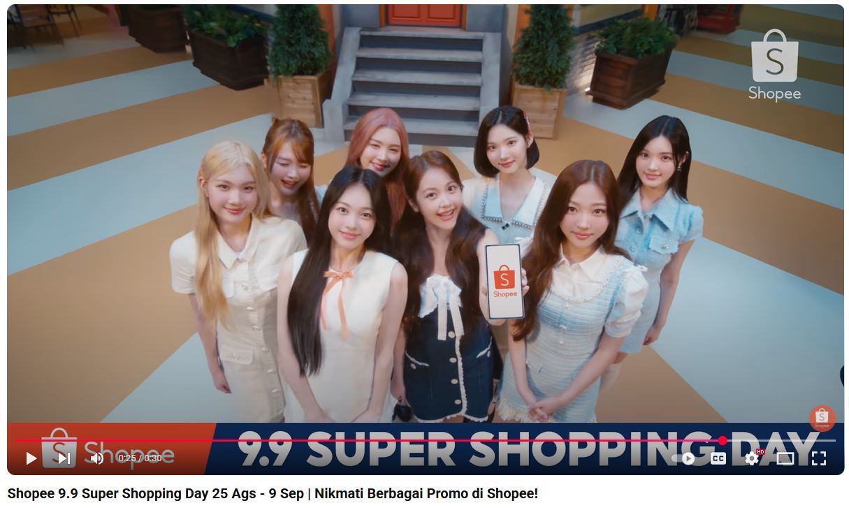 Iklan Shopee 9.9 Super Shopping Day bersama Hearts2Hearts Jadi Perbincangan Netizen!