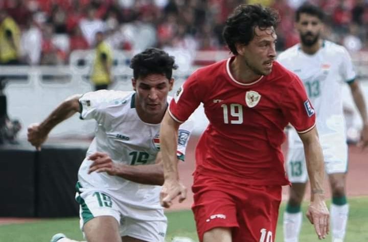 Hasil Pertandingan Timnas Indonesia Melawan Irak di Babak 2 Kualifikasi Piala Dunia 2026 Zona Asia Grup F