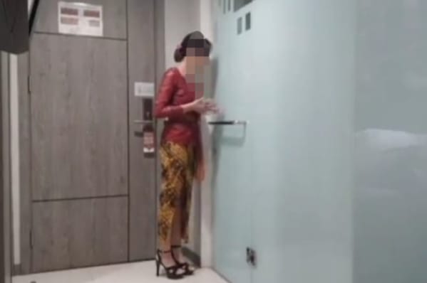 Konten Asusila Wanita Berkebaya Merah Viral, Fakta Diungkap Polda Bali