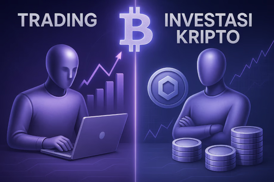 Ini Perbedaan Antara Perdagangan dan Investasi Kripto