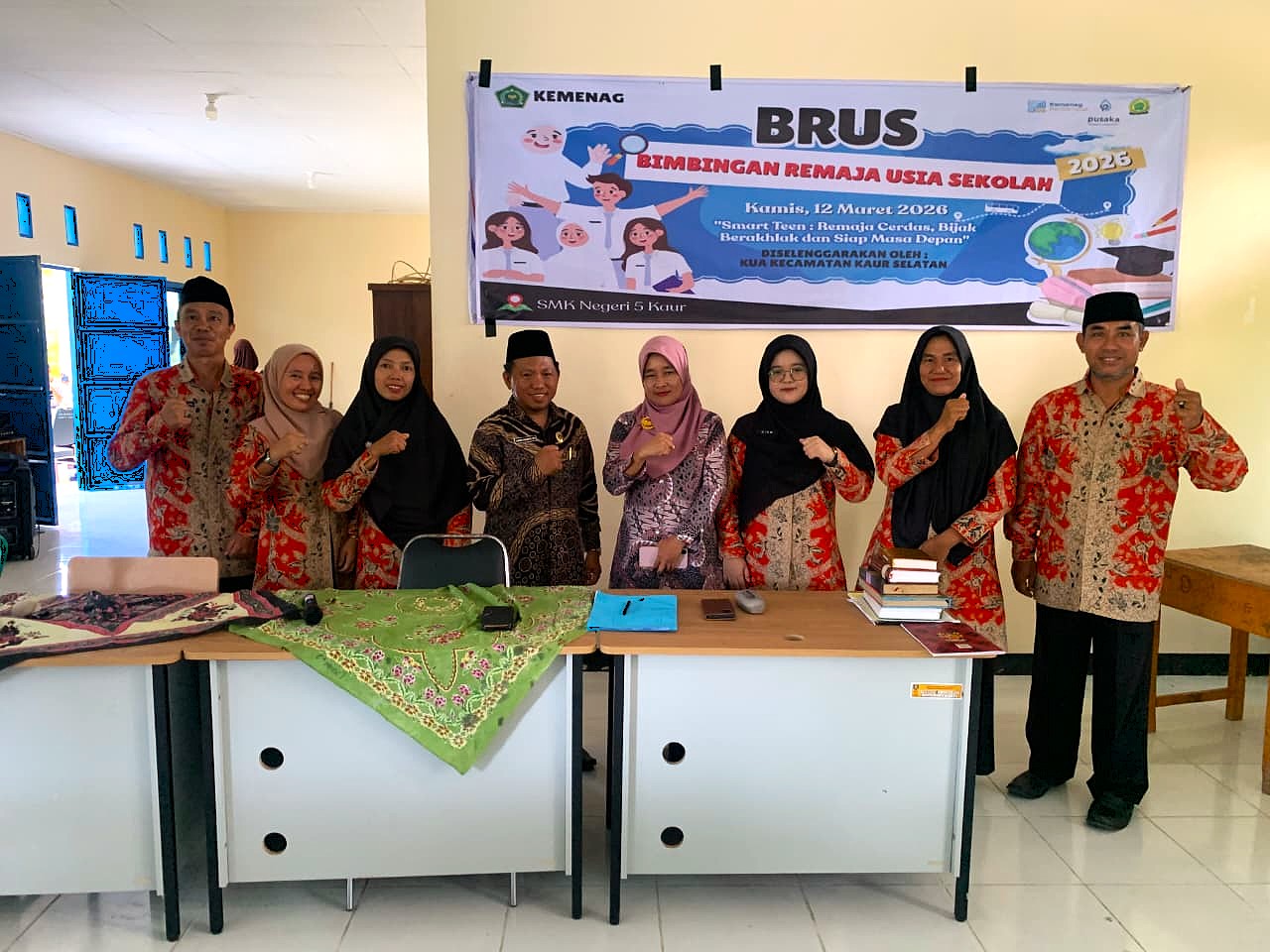 Bekali Remaja dengan Life Skills, KUA Kaur Selatan Gelar BRUS di SMKN 5 Kaur