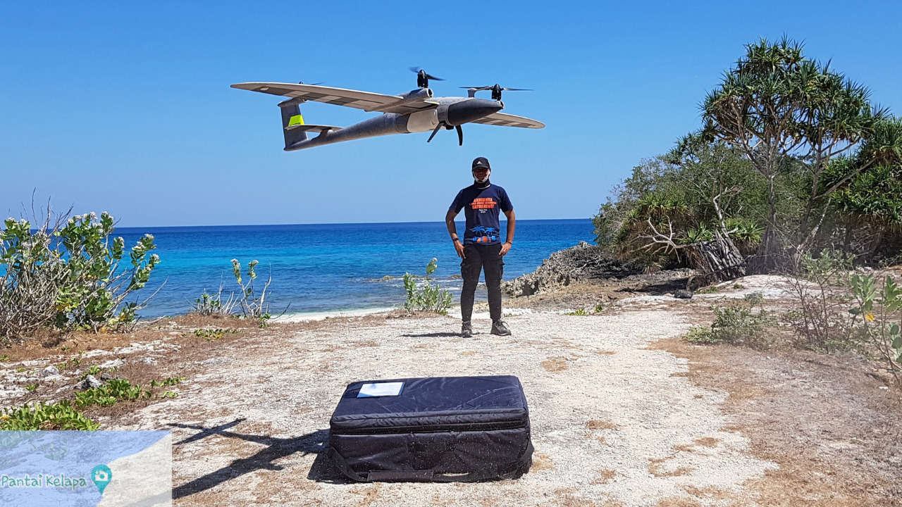 Terra Drone Indonesia Sukses Lakukan Survei Garis Pantai NTT untuk BIG