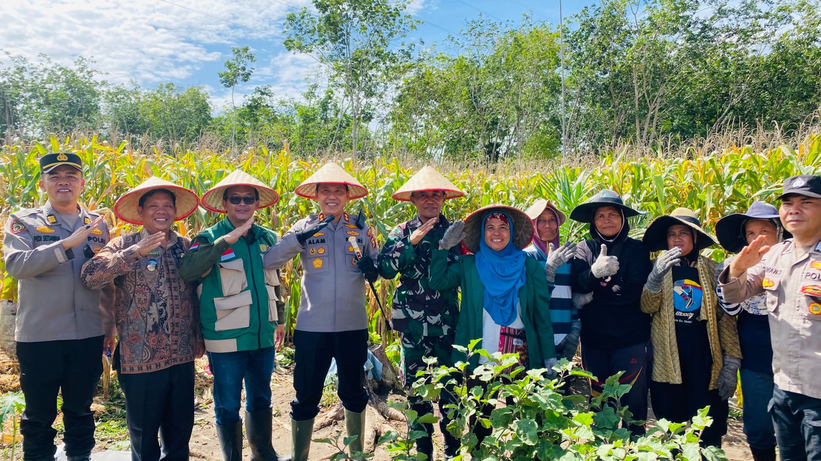 Kapolres Kaur Apresiasi Peran Petani Jagung Dukung Swasembada Pangan
