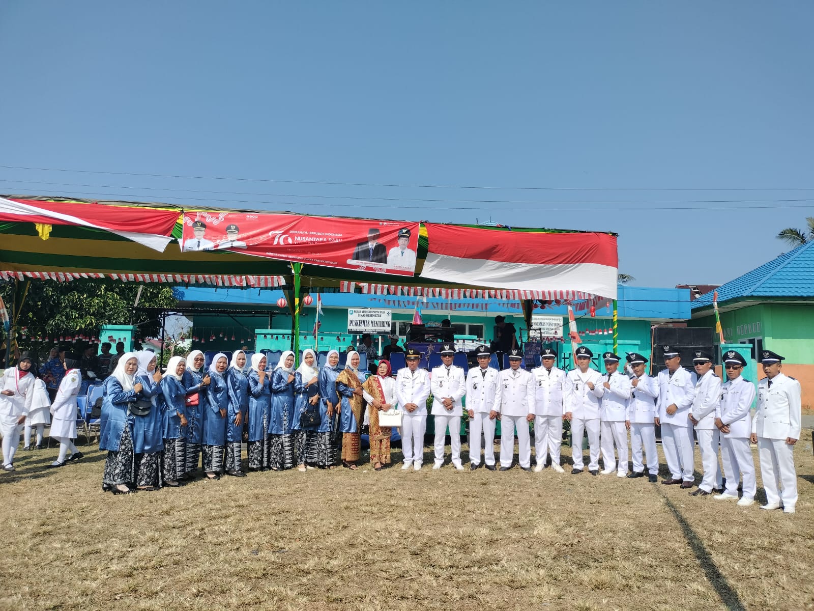 Upacara Bendera HUT ke-79 RI di Kecamatan Semidang Gumay Berlangsung Khidmat