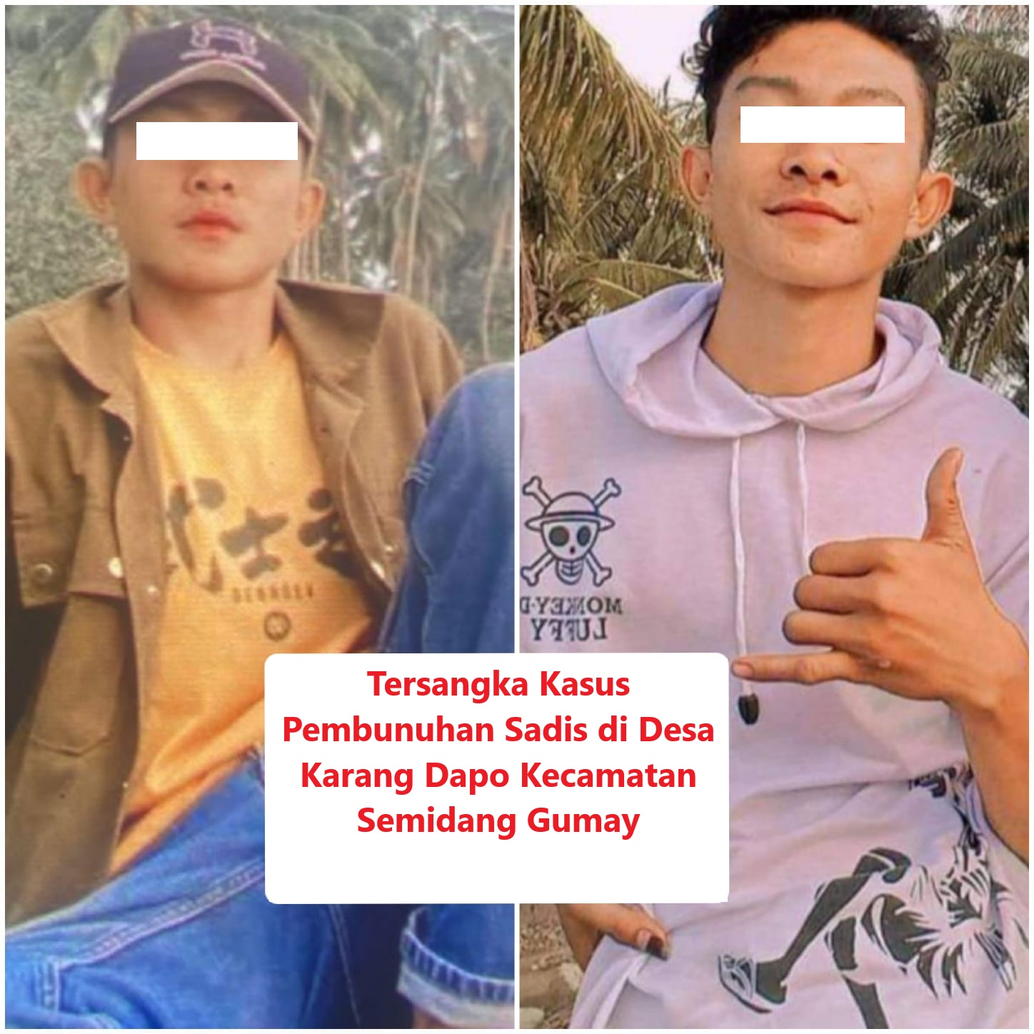 Profil Tsk Pembunuhan Sadis di Kaur, Orang Tua Bertani Cabe, Pelajar SMA, Pernah Terlibat Kasus Pencurian