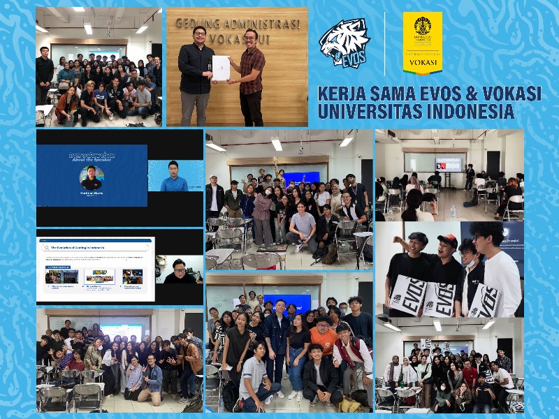 EVOS Jalin Kolaborasi Strategis dengan Produksi Media Vokasi UI, Membuka Peluang Karir di Industri Esports