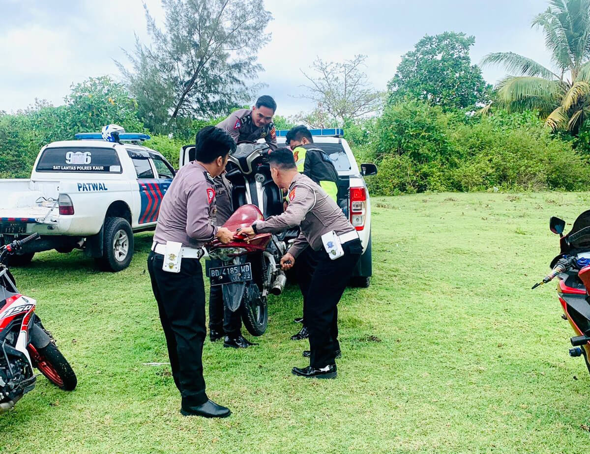 17 Motor Siswa Diangkut Polisi