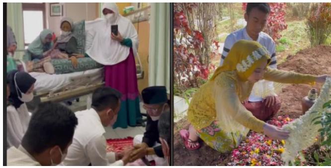 Kisah Ijab Kabul Tidak Terlupakan, Ibu Saksikan Pernikahan Anak di Rumah Sakit Sebelum Meninggal Dunia