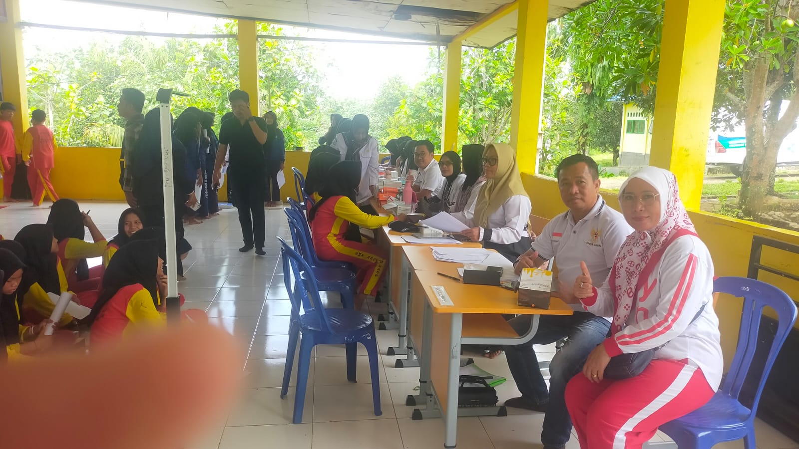 Deteksi Dini Generasi Emas, Dinkes Kaur Jemput Bola Cek Kesehatan Gratis di SMPN 35 Boarding School