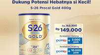 Harga SPESIAL dan Bonus Poin Khusus Member Indomaret, Produk S-26 Procal Gold 400 g, 25 Juni - 5 Juli