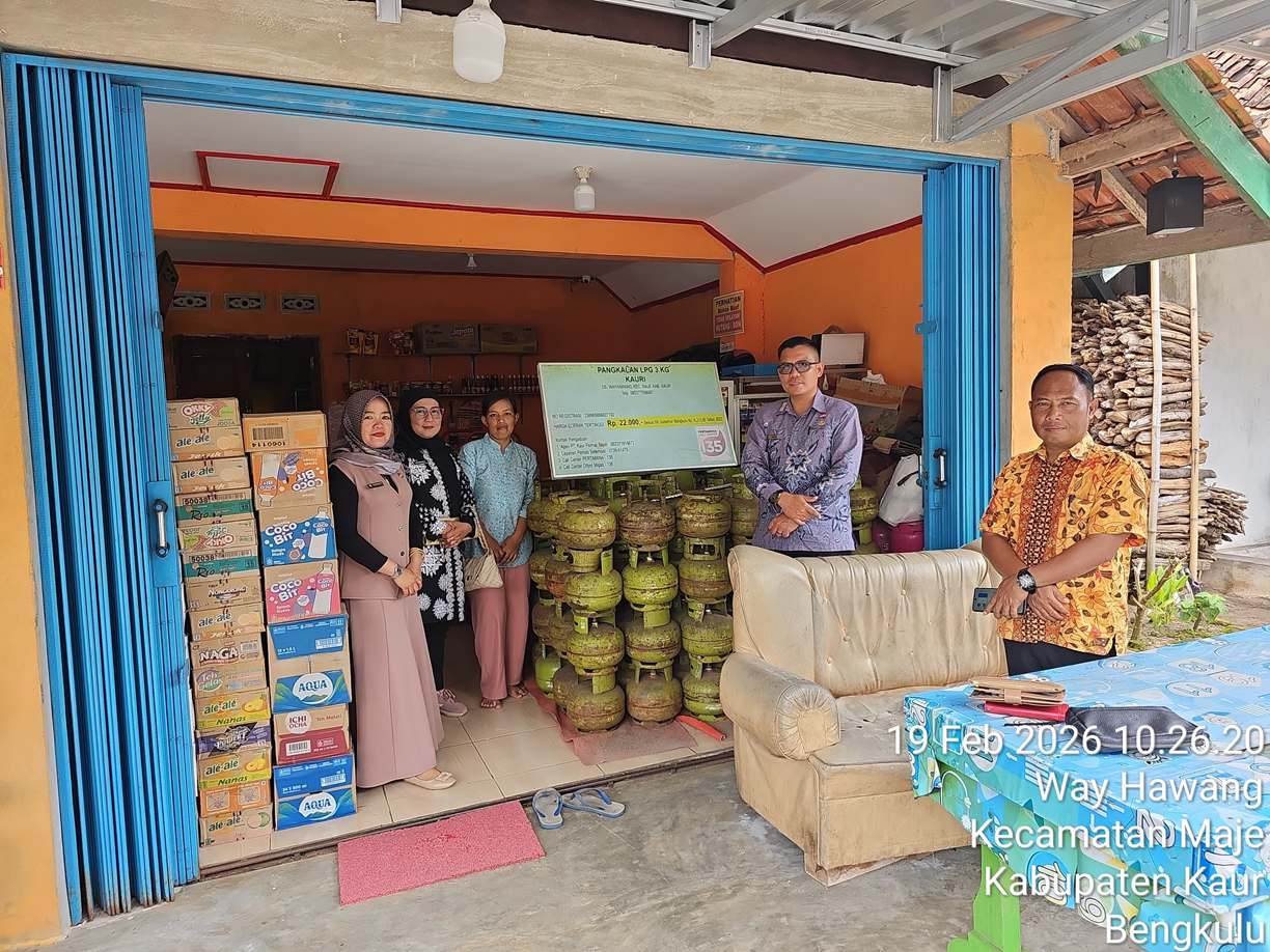 Dinas Koperindag Kaur Cek Ketersediaan Elpiji di Masyarakat