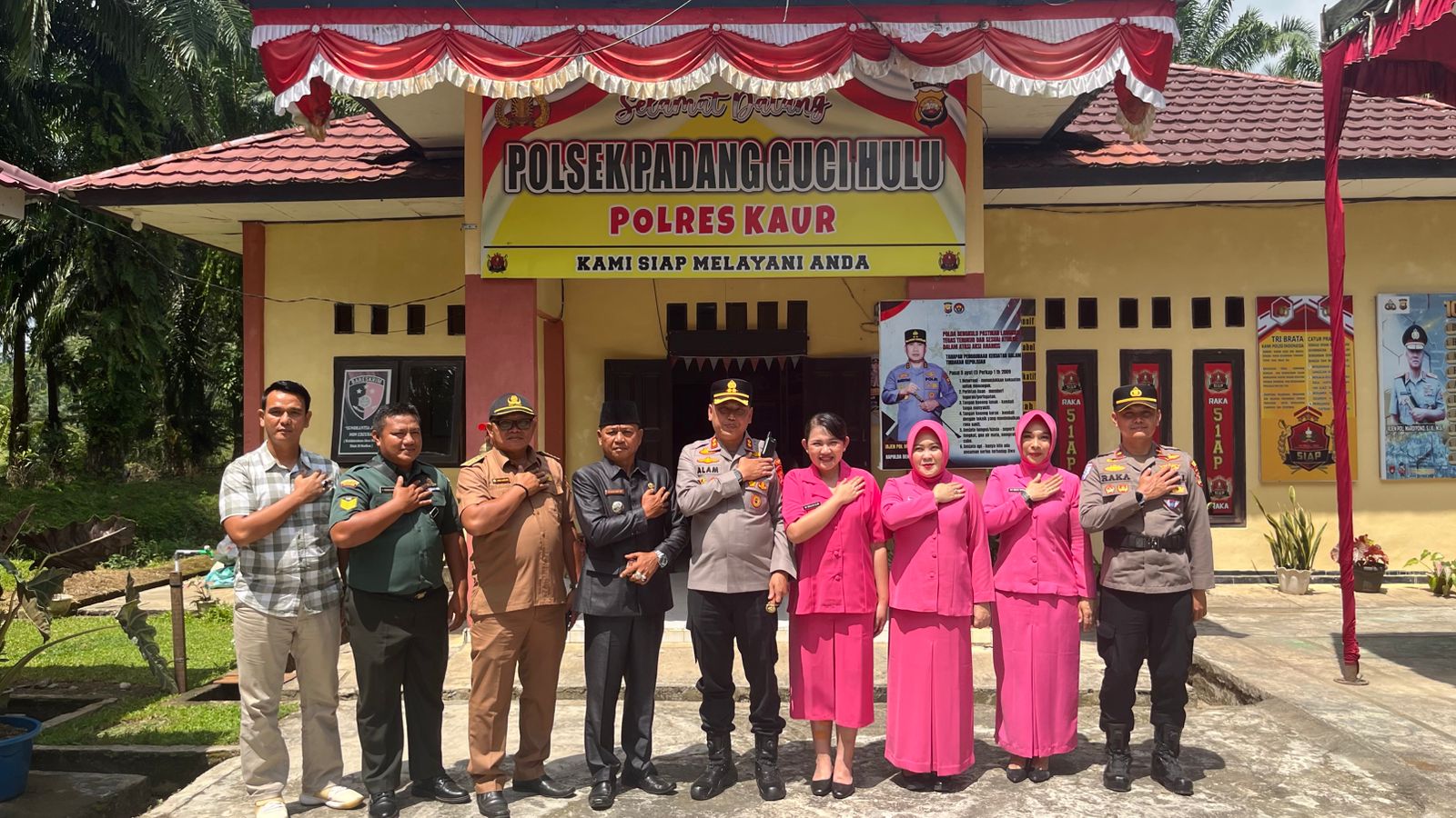 Pastikan Kesiapsiagaan Polsek Jajaran, Kapolres Kaur Kunjungan Kerja ke 3 Polsek 