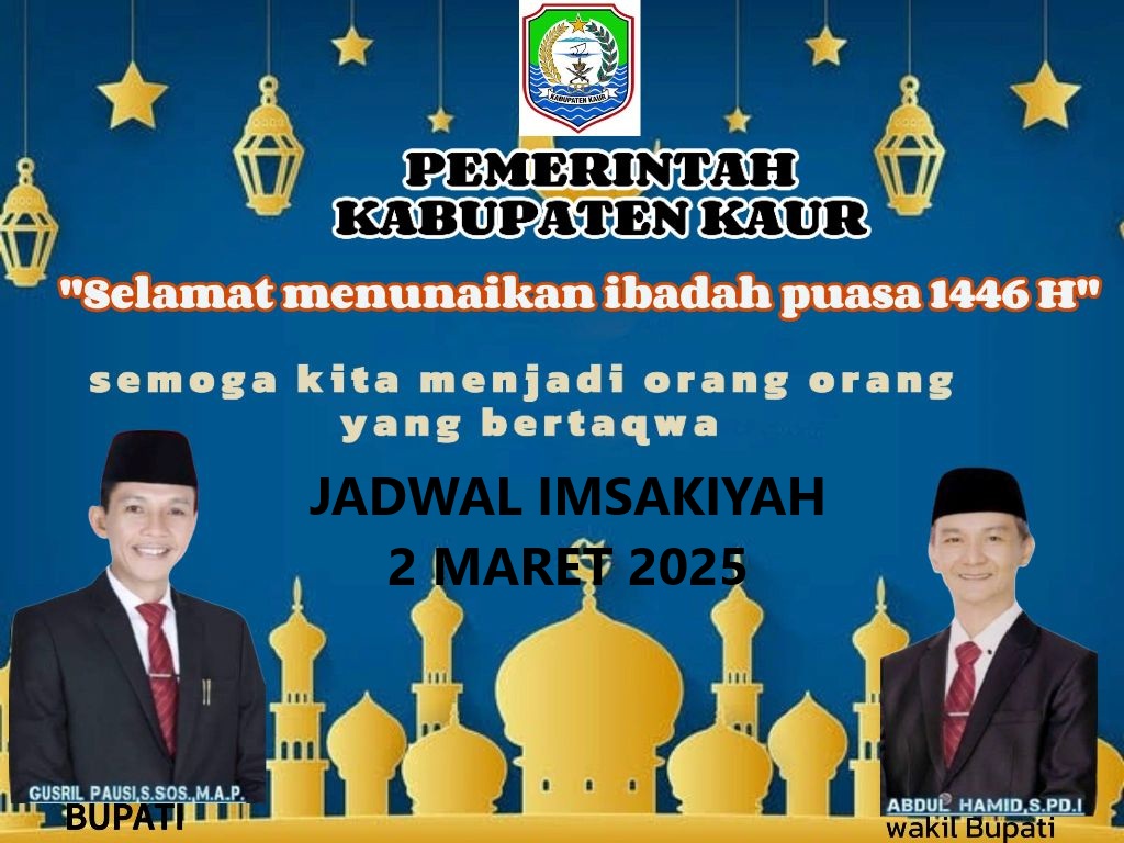 Jadwal Imsakiyah Ramadhan 1446 H di Kabupaten Kaur dan Sekitarnya, Minggu 2 Maret 2025