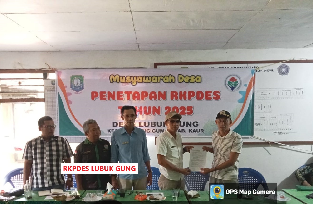 Pemdes Lubuk Gung Musdes RKPDes Penetapan Tahun Anggaran 2025